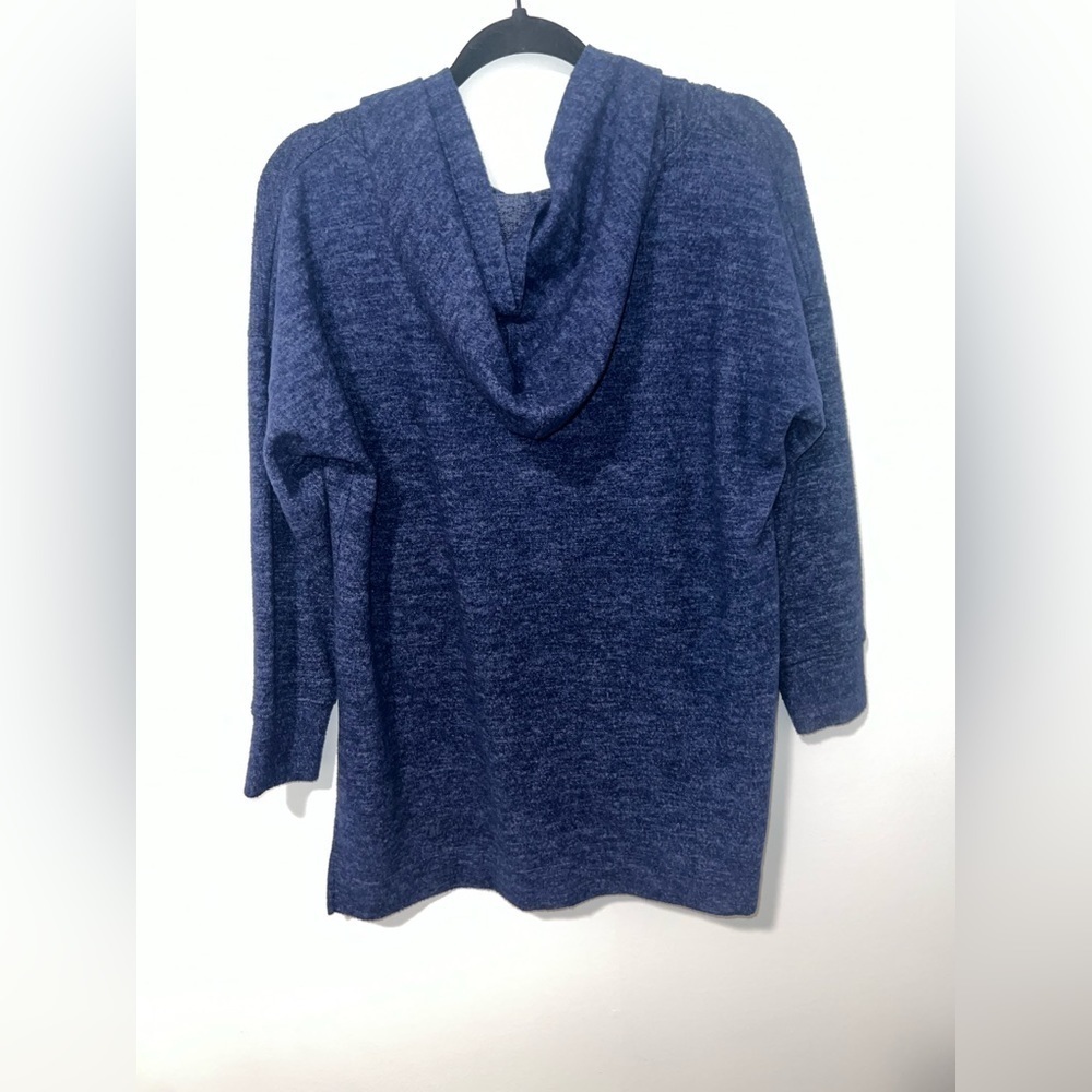 Nally & Millie Blue Super Soft Long Sleeve Hooded Pullover Sweater Small - Picture 5 of 5